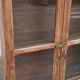 Antique wooden glass cabinet