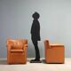 Laurianetta armchairs B&B Italia, vintage design by Afra & Tobia Scarpa, 1980s.