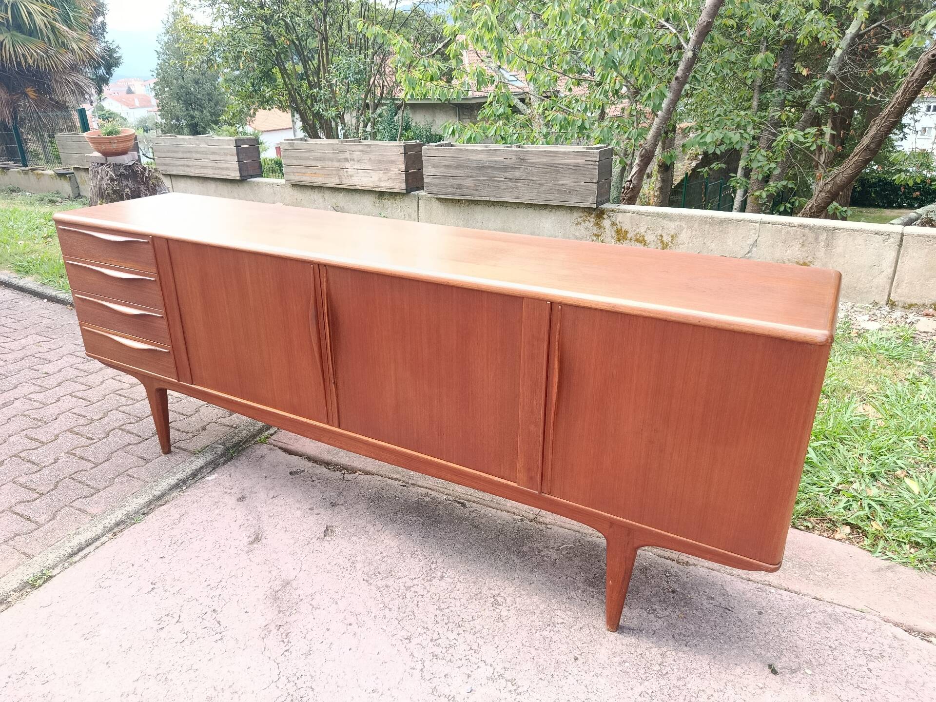 Scandinavian teak sideboard