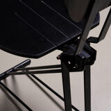 Set of 4 Italian folding chairs from the 1980s