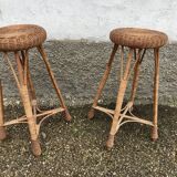 Pair vintage stools