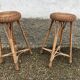 Pair vintage stools
