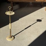 Marble and brass standing ashtray H74 D17