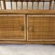 Meuble rangement rotin vintage