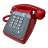 Old red phone s63 vintage compatible box