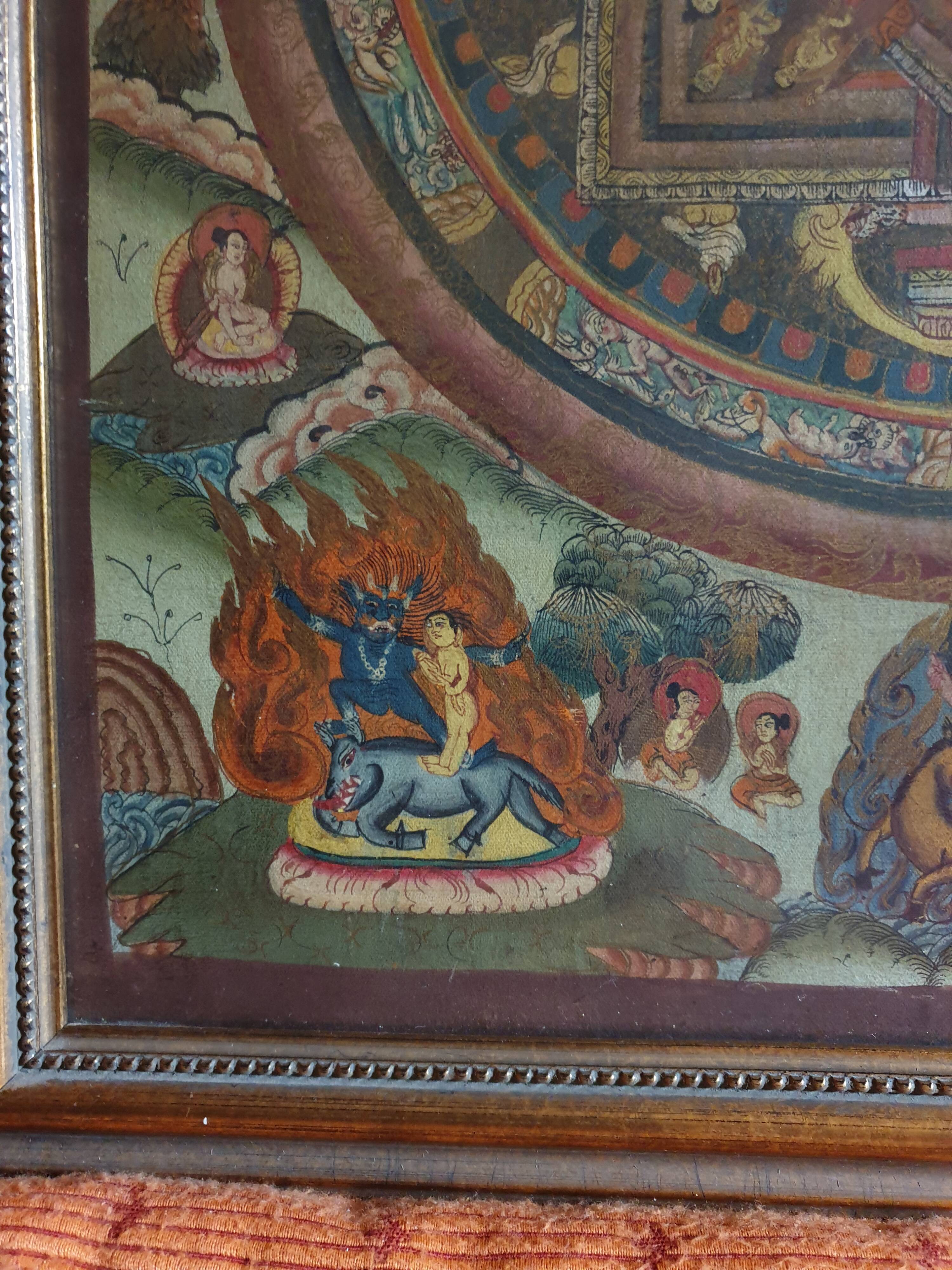 Thangka from Tibet mid-20th century