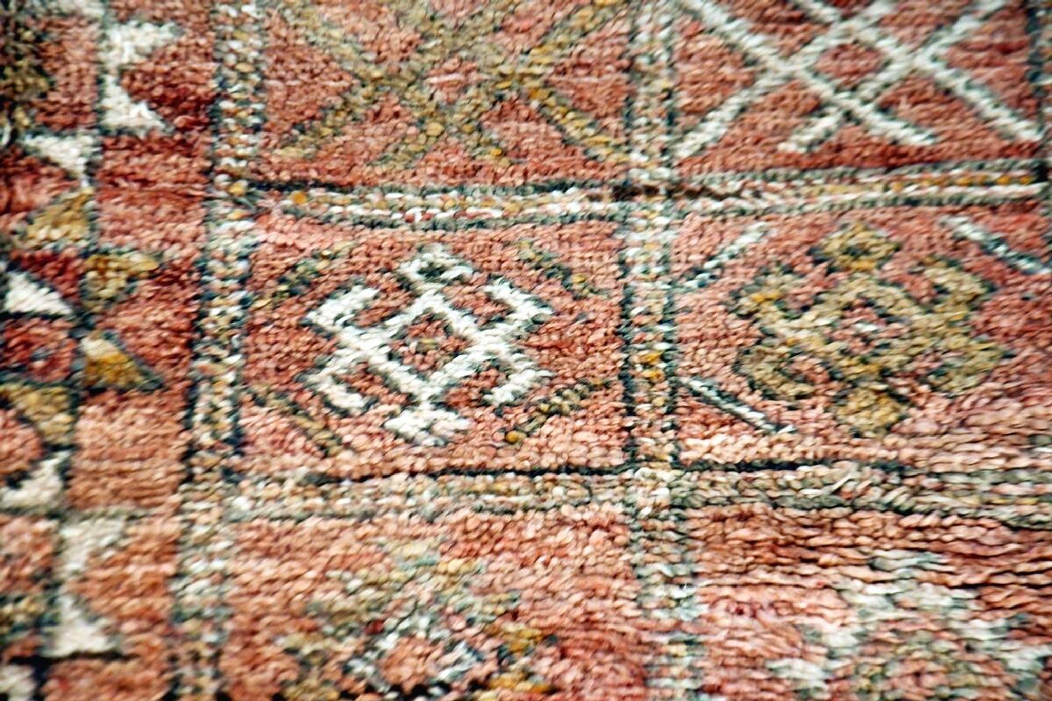 Vintage Zemmour Berber rug