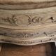 Louis XV style curved chest of drawers with 4 drawers in raw solid oak