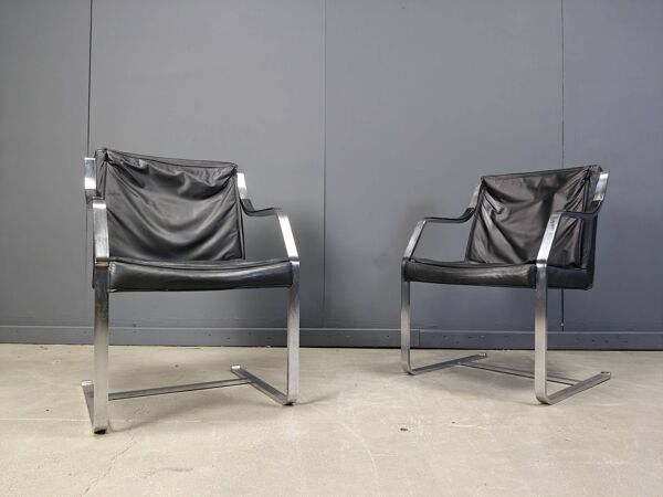 Ensemble de 6 fauteuils Rudolf Glatzel pour Knoll Art Collection, années 1980