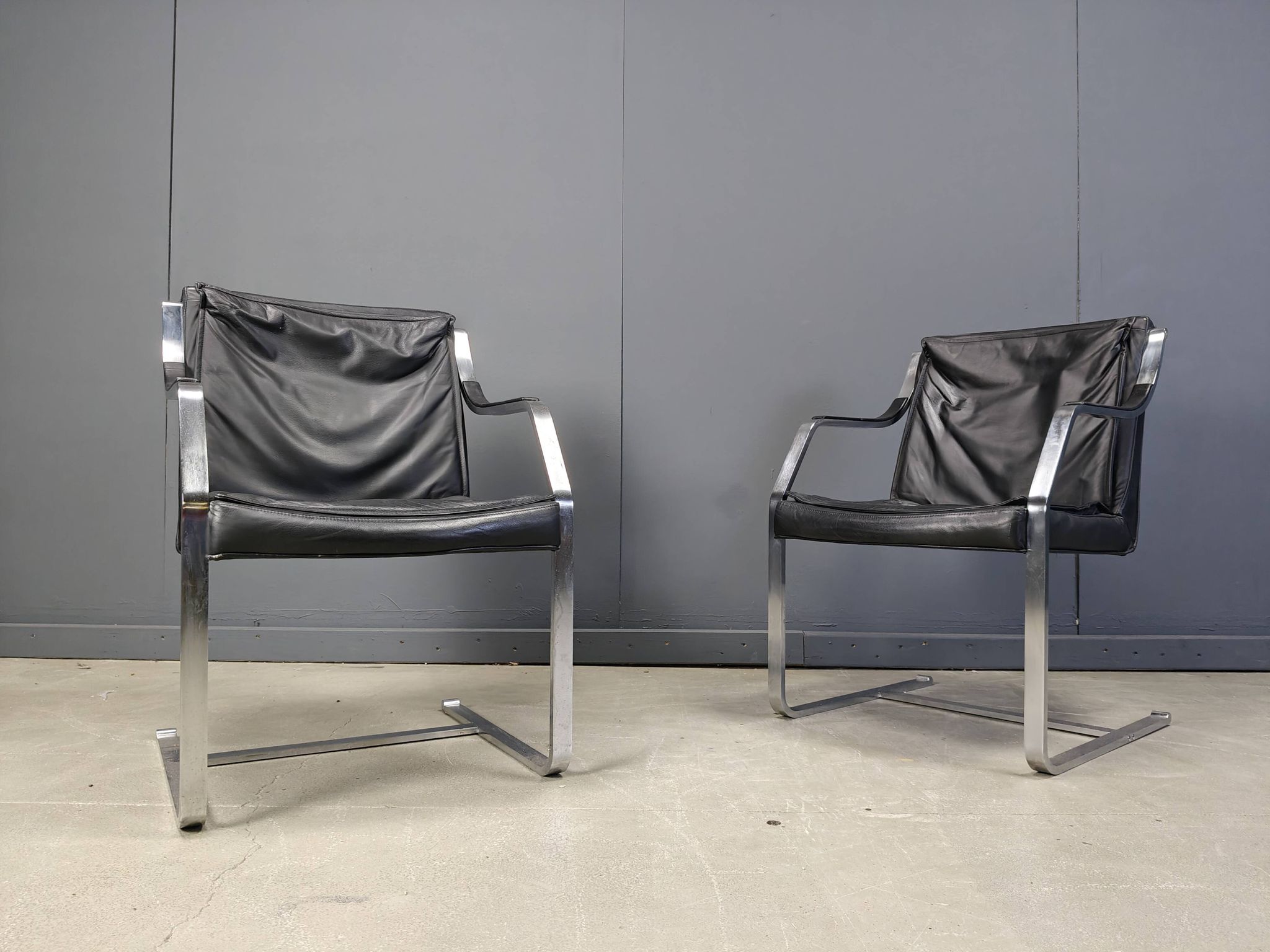 Set of 6 Rudolf Glatzel armchairs for Knoll Art Collection, 1980s