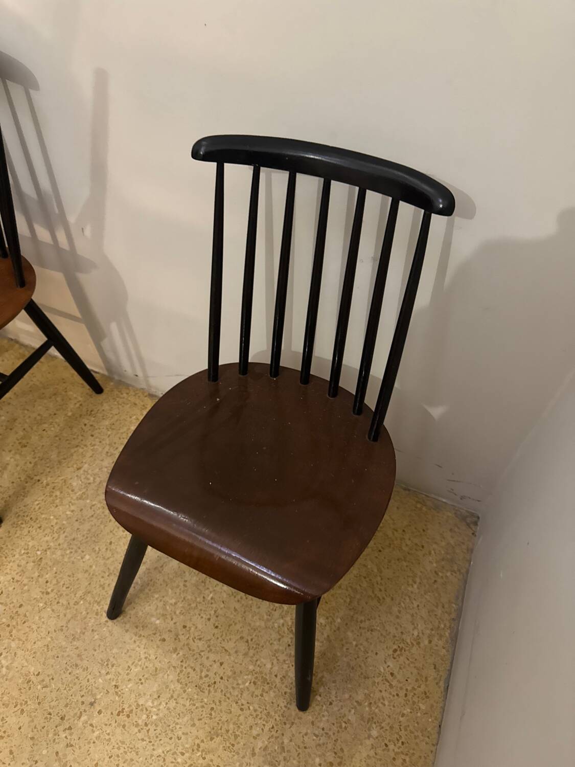 Set of 6 "Fanett" chairs by Ilmari Tapiovaara, Sweden, 1960s.