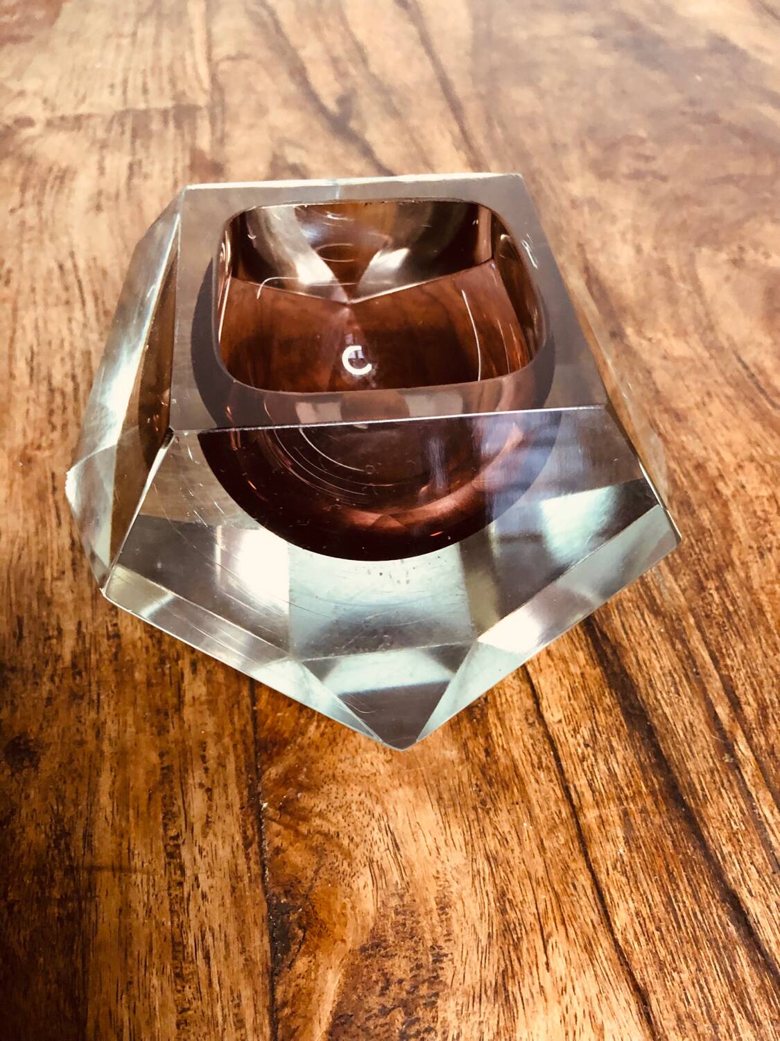Murano glass ashtray
