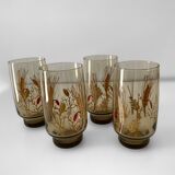 4 verres fumés luminarc tivoli