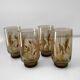 4 glasses smoked luminarc tivoli