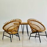 Children's rattan lounge set