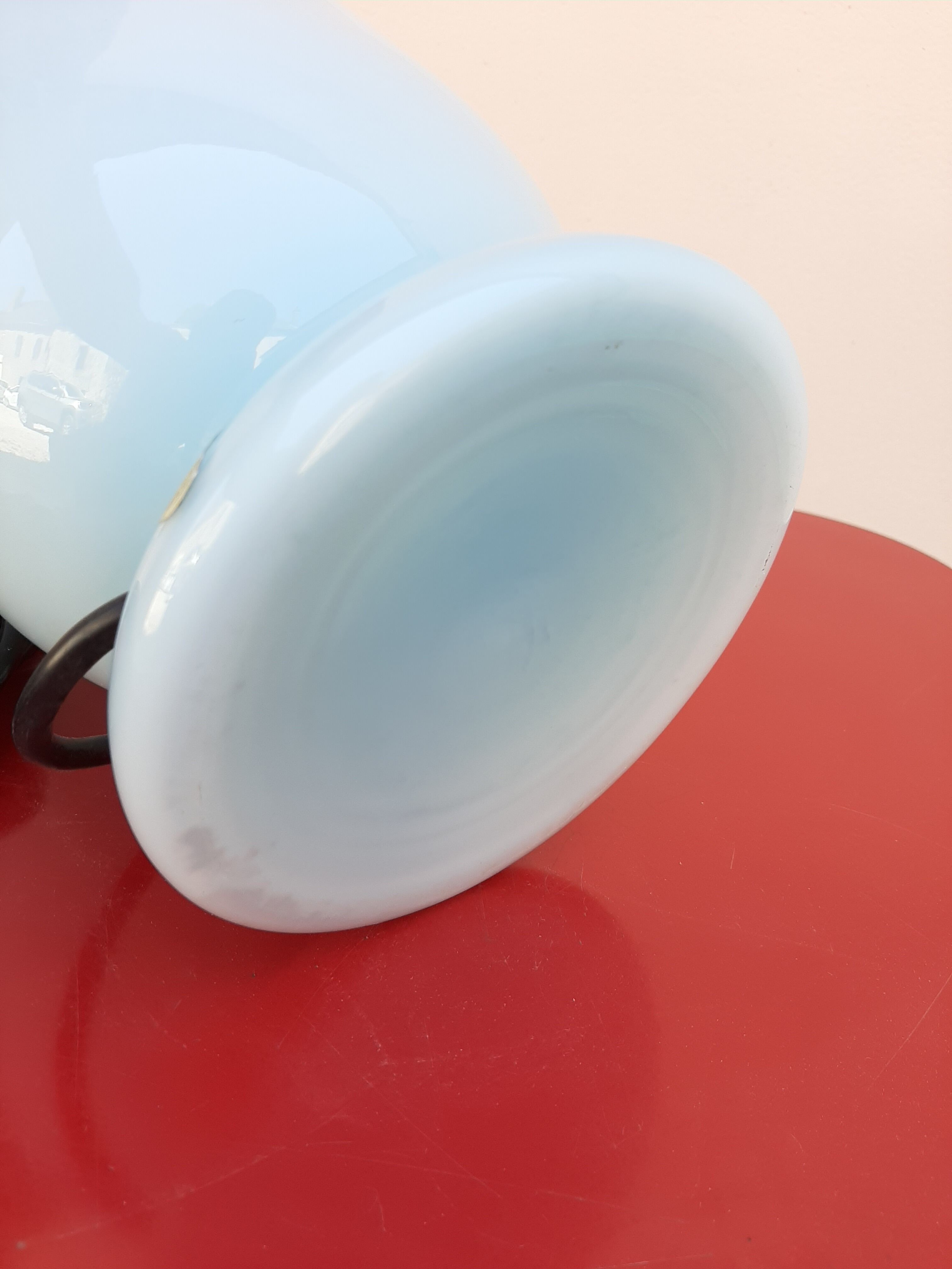 Art deco opaline lamp