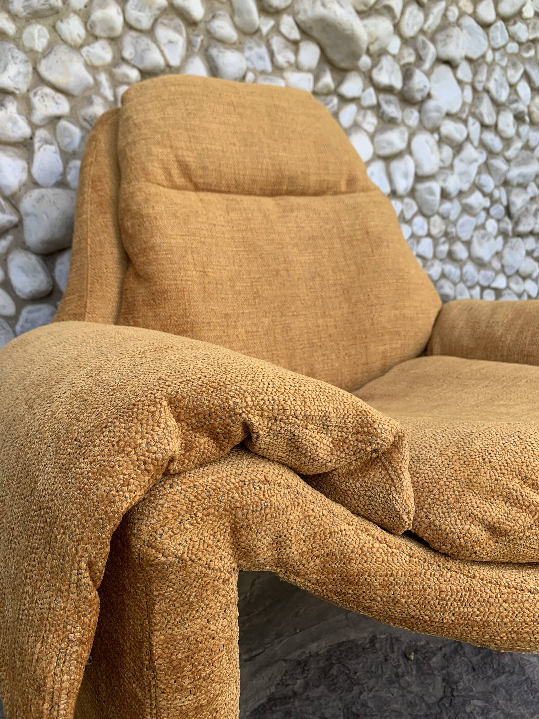 Vittorio Introini P60 lounge chair for Saporiti Italia, 1970s