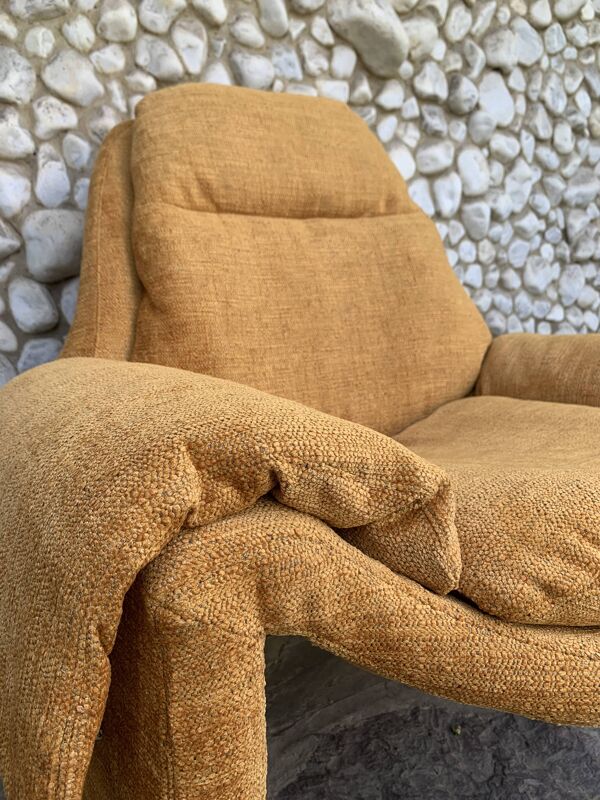 Vittorio Introini P60 lounge chair pour Saporiti Italia, 1970s
