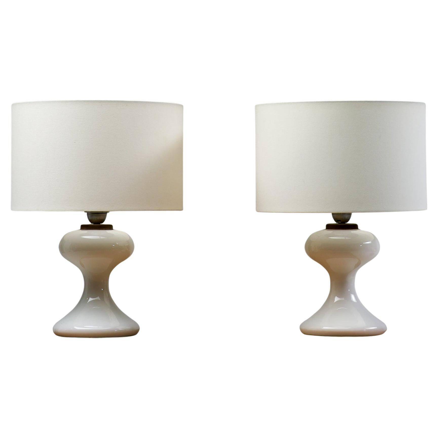 Lampes de table blanches ML1 par Ingo Maurer pour M-Design