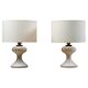 Lampes de table blanches ML1 par Ingo Maurer pour M-Design