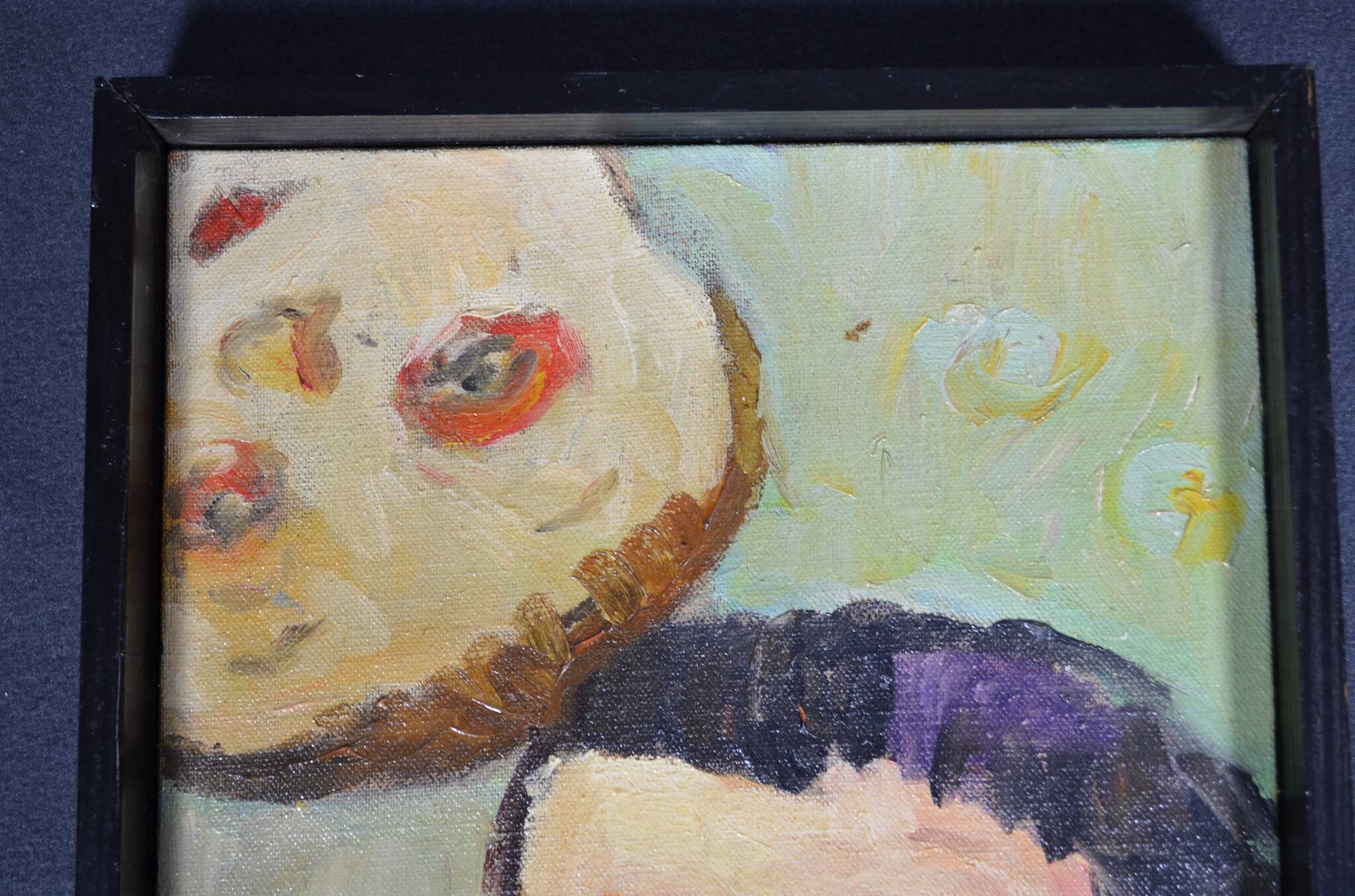 PETROVITCH (20th century) "The two children" Oil on canvas