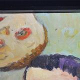 PETROVITCH (20th century) "The two children" Oil on canvas
