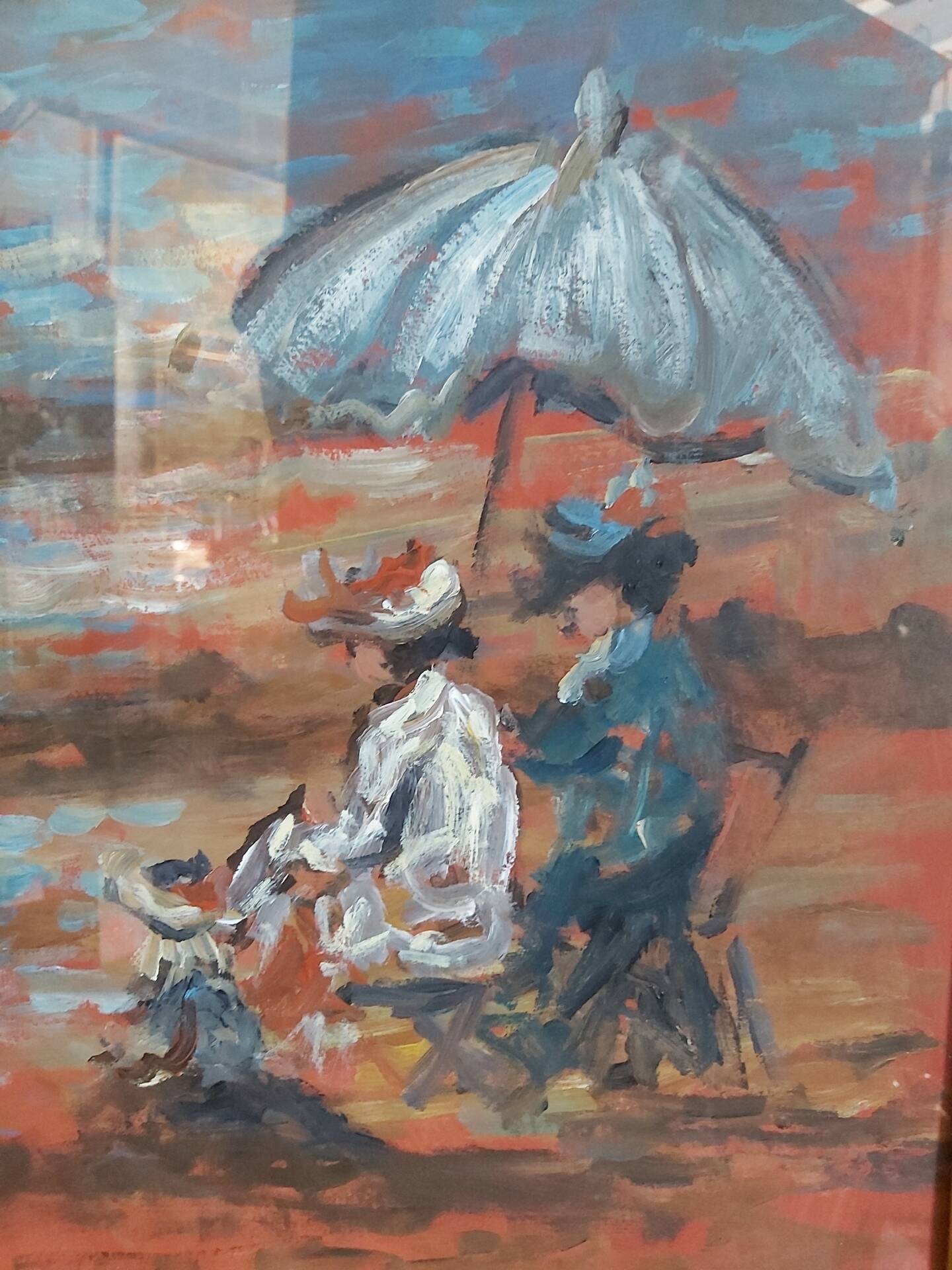 Tableau bord de mer, saint-clair