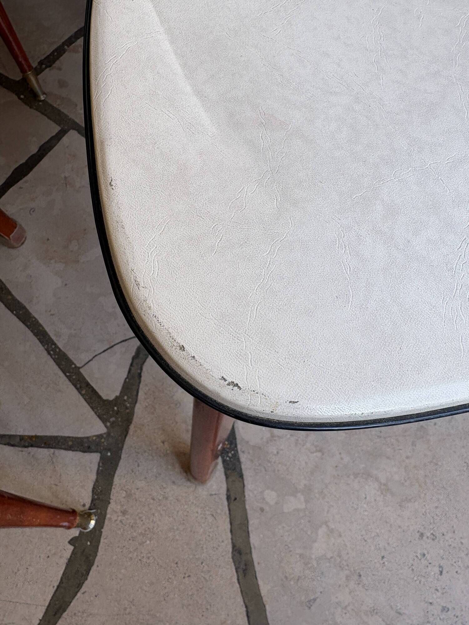 Set of mid-century Scandinavian-inspired chairs.