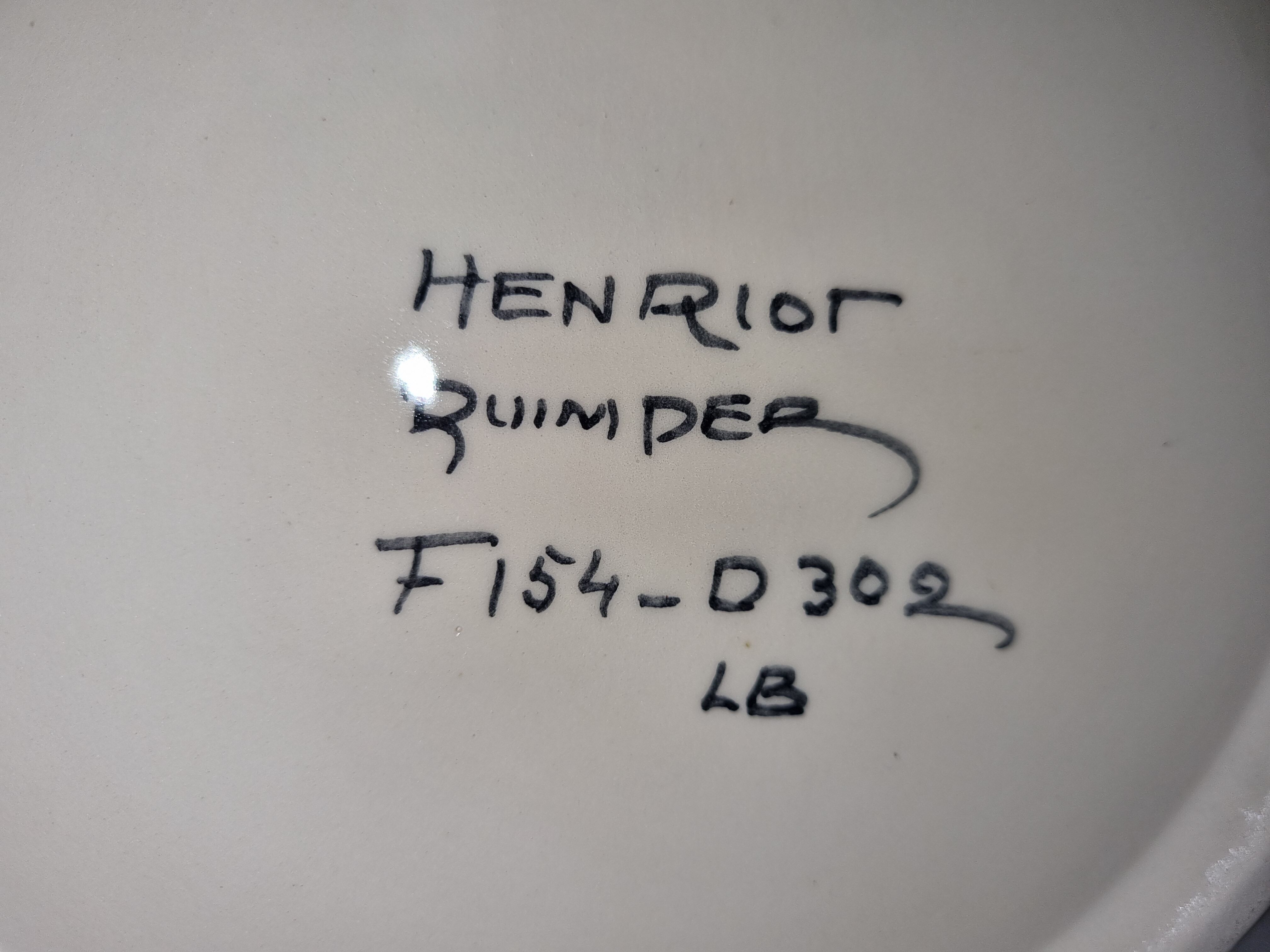 Fruit cup Henriot Quimper, swans of 1960