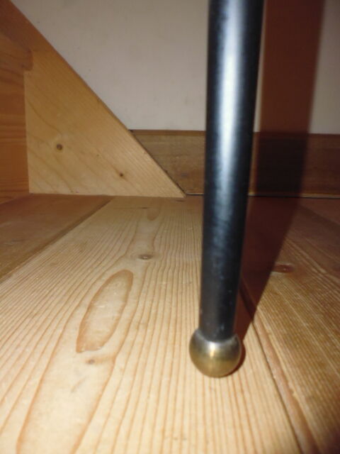 Glass tripod side table