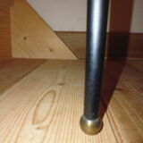 Glass tripod side table