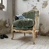 Louis XV shepherdess armchair