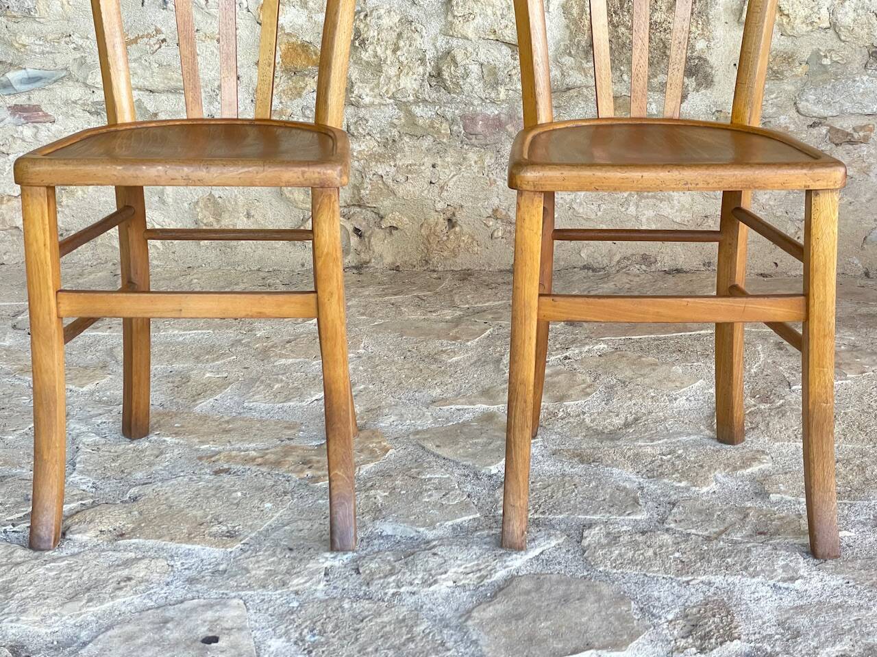 Pair of bistro chairs by Luterma, circa 50’s/60’s