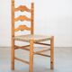 Rustic Friulian chairs with turned legs, set of 12, 1980-1990