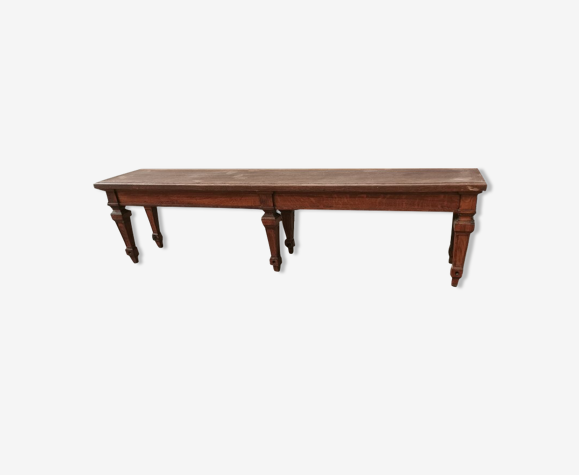 Banc de la banque de france en chêne
