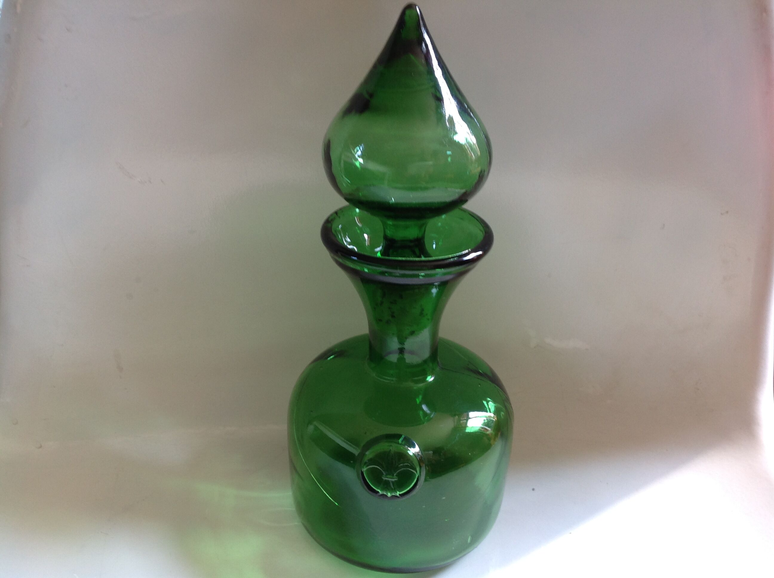 Vintage glass carafe