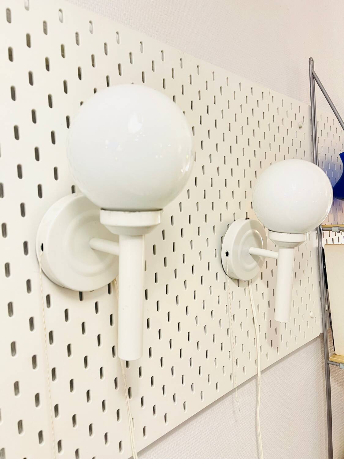 Pair of IKEA wall lights, 1988