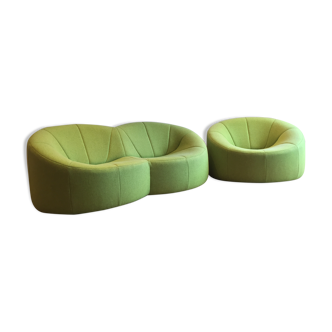 Pumpkin sofa and armchair by Pierre Paulin for Ligne Roset
