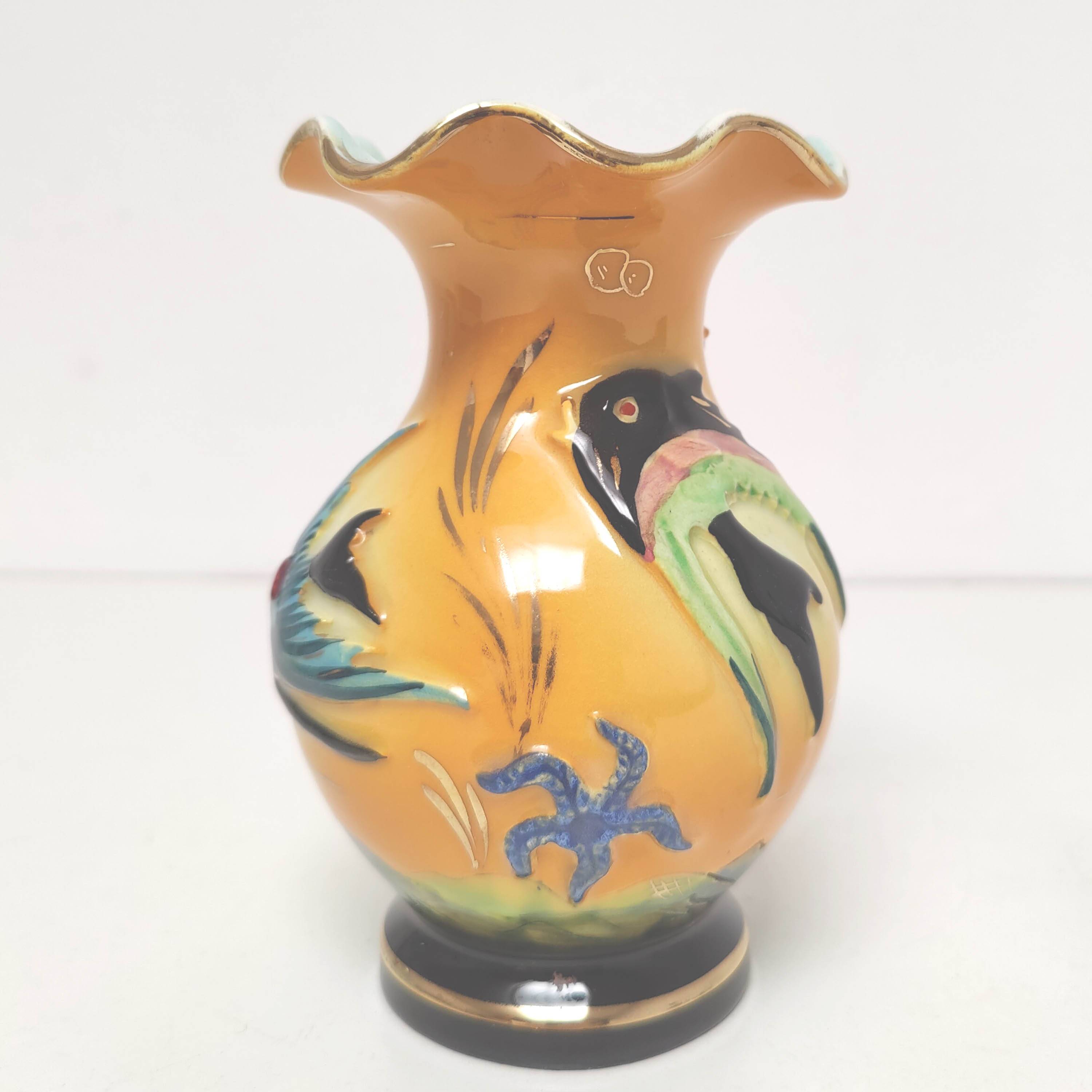 Ceramic vase Monaco workshop Cerdazur seabed