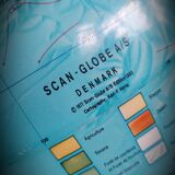 World map terrestrial 1983