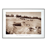 Ermenonville, the sea of sand. Photo board printed in 1934.