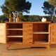Buffet vintage pieds compas René Gabriel
