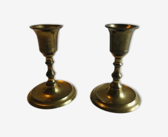 Bougeoirs en laiton