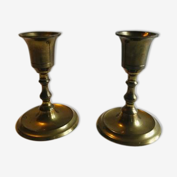 Brass candlesticks