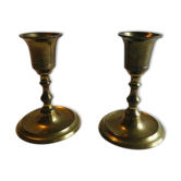 Bougeoirs en laiton