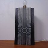 Brutalist table lamp from Temde, Switzerland, 1960s