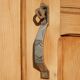 Old industrial wooden locker room - Parisian fir wardrobe