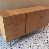 Vintage sideboard in light wood