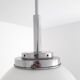 Suspension / chandelier brewery - Large opaline globe 30 cm -Italy 70s