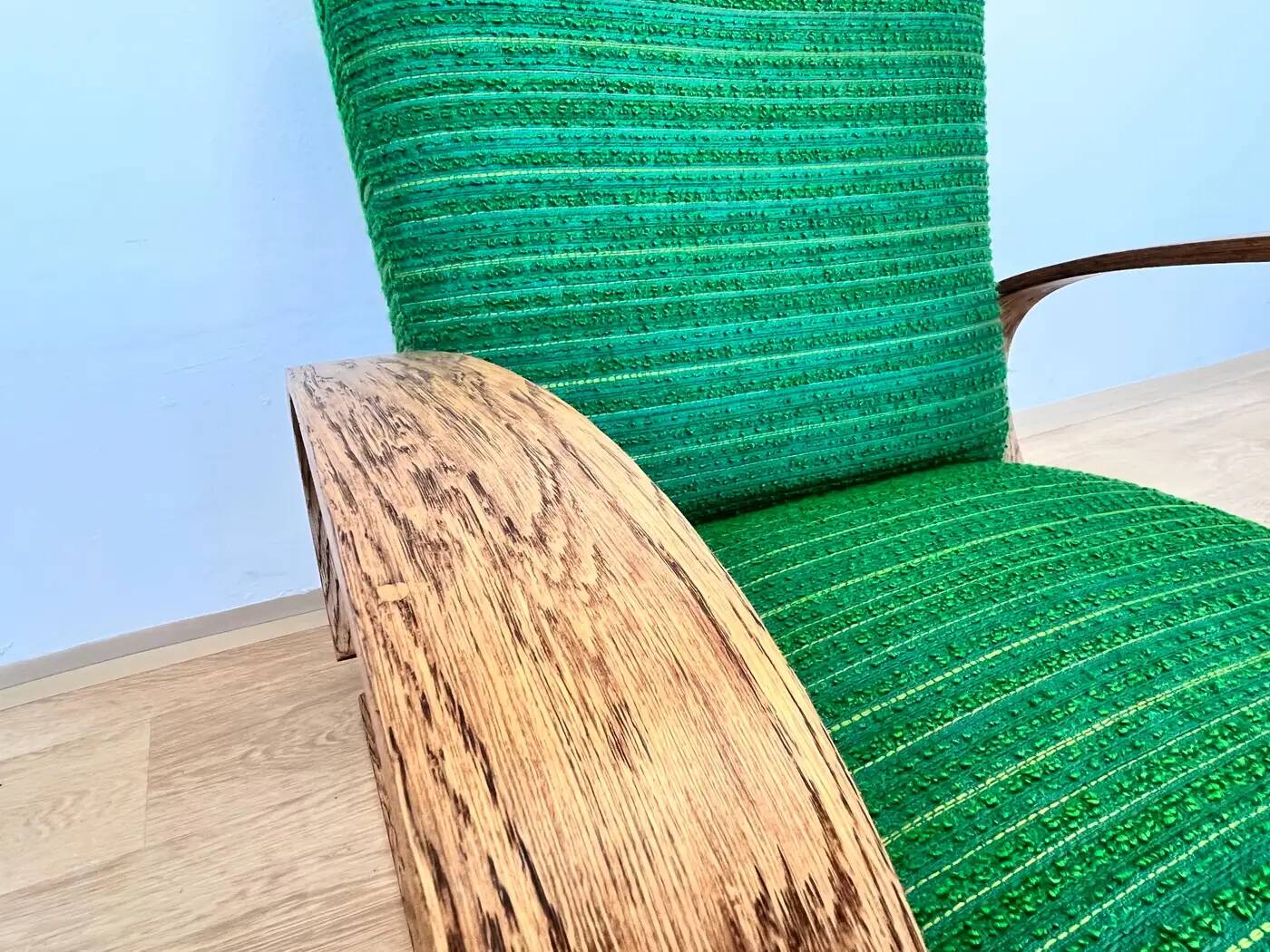 1940s Rare Miroslav Navratil armchair in Alvar Aalto style - Czechoslovakia